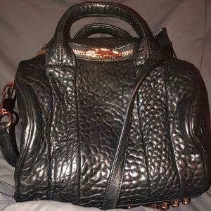 AUTHENTIC Alexander Wang Rockie Bag, Pebbled Black